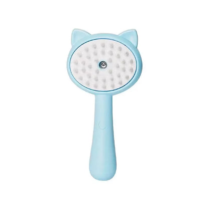3-in-1 Pet Steam Brush for Cats and Dogs - Cleaning, Grooming, and Massage Tool with Steamy Spray Function