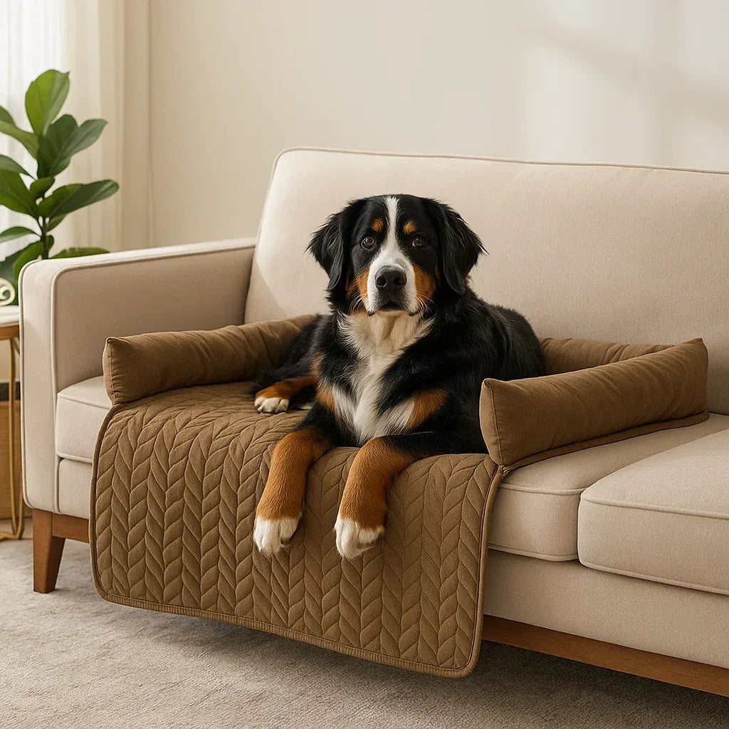 Waterproof Dog Bed with Sofa Cover – Washable & Ultra-Cozy Support