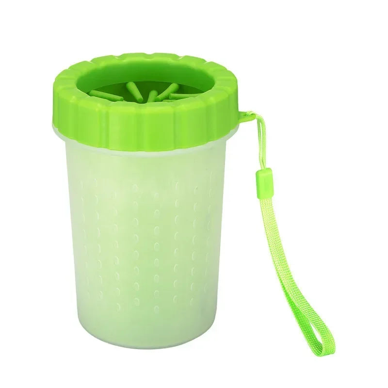 Pet Foot Washing Cup Dog Bath Pet Beauty Cleaning Wipe Free Automatic Foot Portable Cat Dirty Paw Cleaning Wash Brush Cup