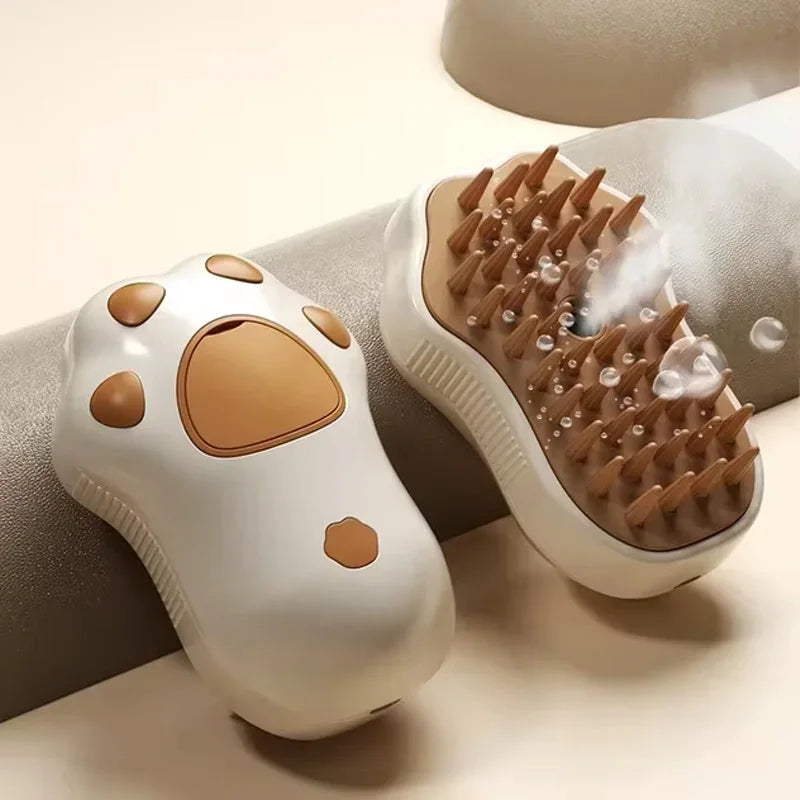 Transform Your Pet's Grooming Routine with the 3-in-1 Electric Cat and Dog Steam Brush Comb - Effortlessly Remove Hair and Pamper Your Furry Friend!