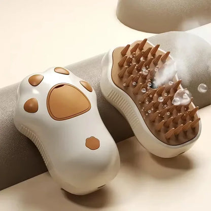 Transform Your Pet's Grooming Routine with the 3-in-1 Electric Cat and Dog Steam Brush Comb - Effortlessly Remove Hair and Pamper Your Furry Friend!