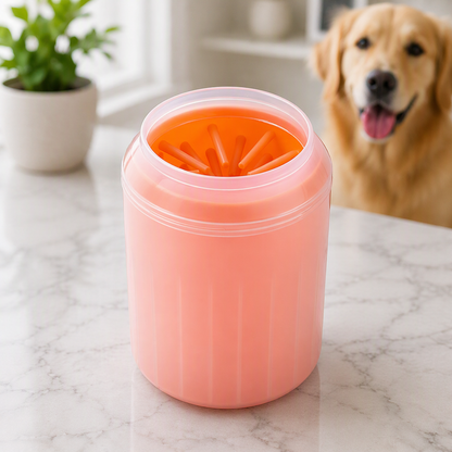 Portable Dog Paw Cleaner Cup – Soft Silicone Brush for Quick & Easy Paw Washing