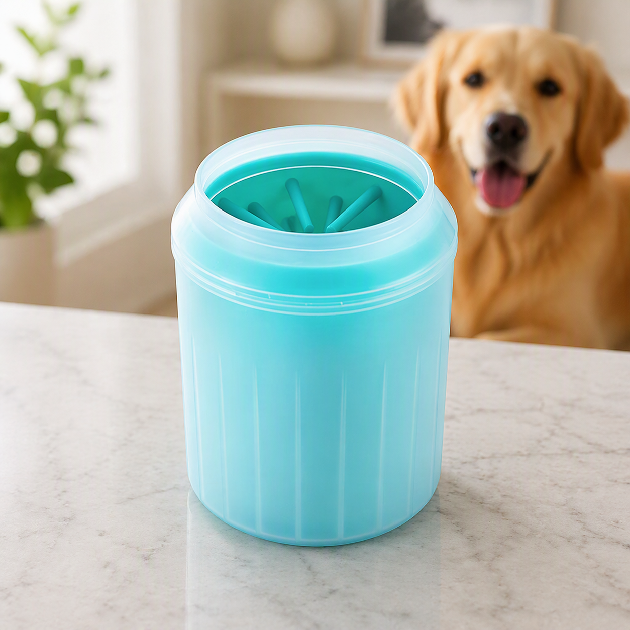 Portable Dog Paw Cleaner Cup – Soft Silicone Brush for Quick & Easy Paw Washing
