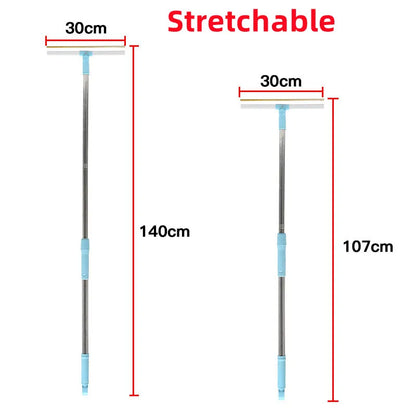 Professional Carpet Rake Pet Hair Removal Tool with Telescopic Handle and 180° Rotation for Effective Dog and Cat Hair Removal