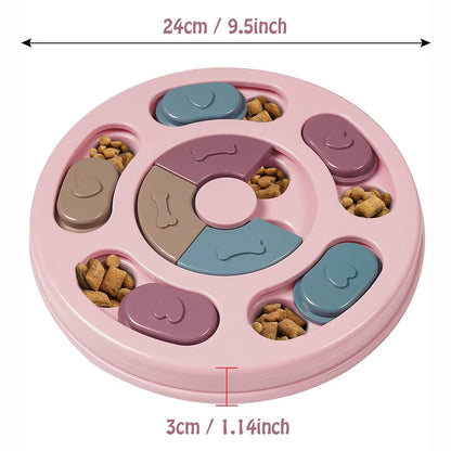 Dog Food Hiding Bowl, Slow Food Training, Dog Educational Toy to Relieve Boredom, Interactive Educational Feeding Toy
