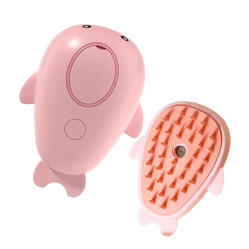 Transform Your Pet's Grooming Routine with the 3-in-1 Electric Cat and Dog Steam Brush Comb - Effortlessly Remove Hair and Pamper Your Furry Friend!