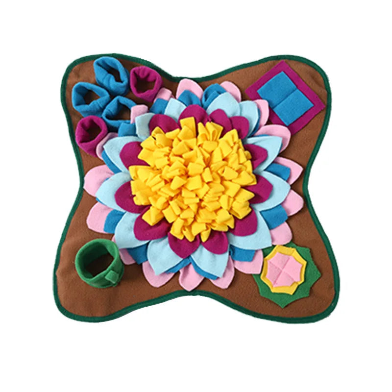 Pet Snuffle Mat for Dogs,Interactive Feed Puzzle for Boredom Comfort and Softness