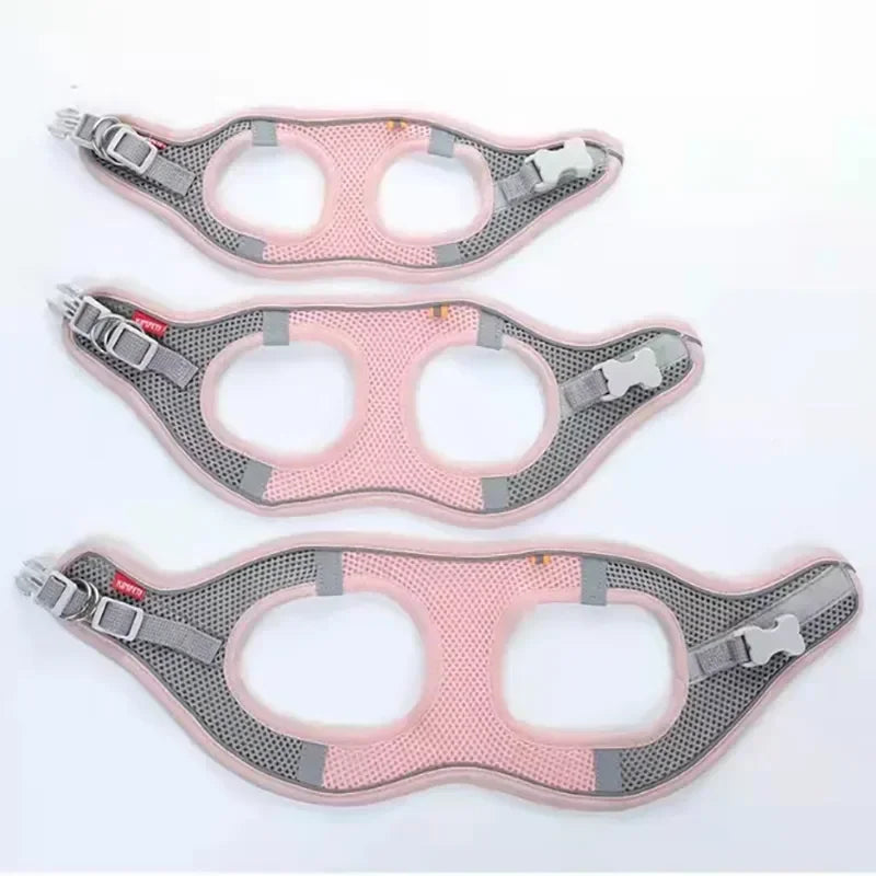 Pet Cat Dog Harness Vest Chest Rope Set Reflective Breathable Adjustable Pets Harness Kitten Collar for Small Medium Dogs Cats