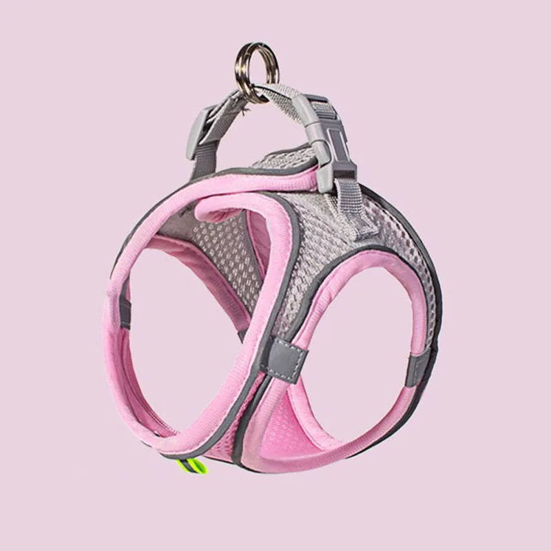 Pet Cat Dog Harness Vest Chest Rope Set Reflective Breathable Adjustable Pets Harness Kitten Collar for Small Medium Dogs Cats
